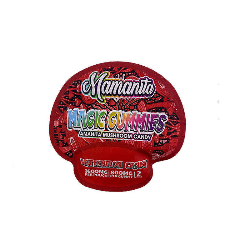 Mamanita Watermelon Candy Amanita Muscaria Magic Gummies - 2 Pack