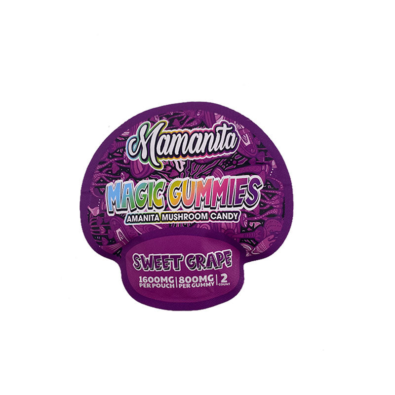 Mamanita Sweet Grape Amanita Muscaria Magic Gummies - 2 Pack