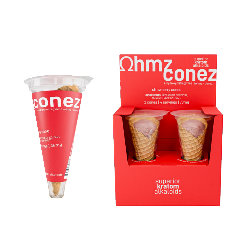 Ohmz Conez Red - 7-Hydroxy Blend / Single or 2 Pack