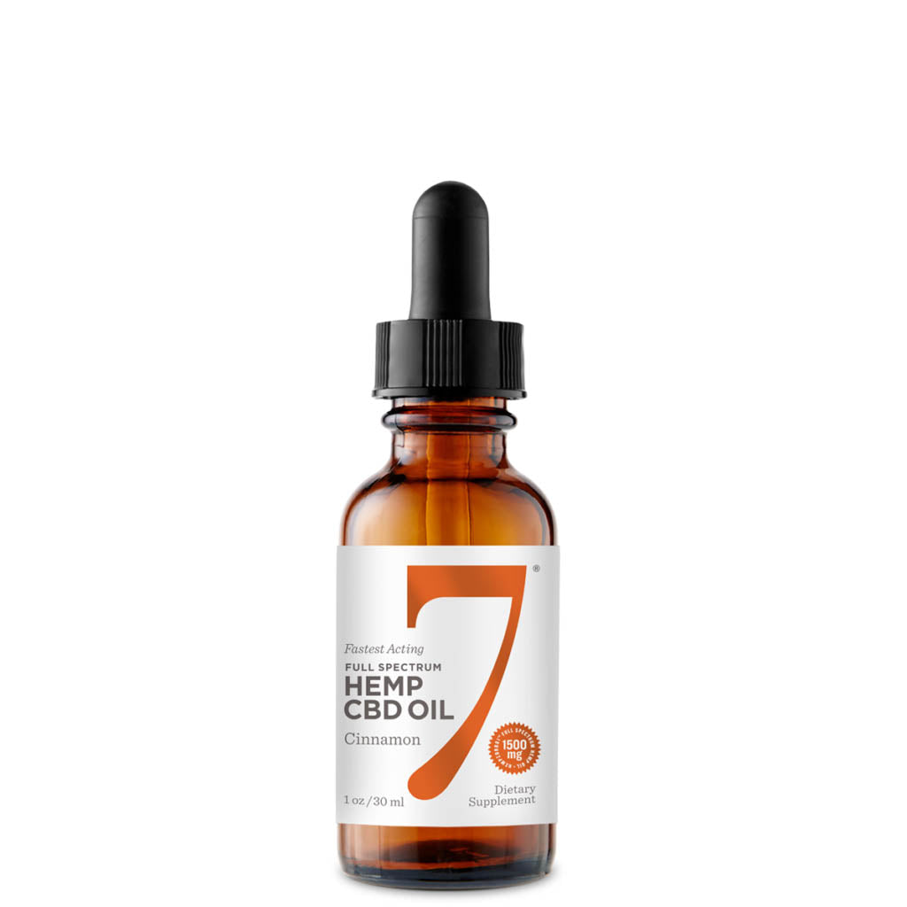 1500mg 7 Hemp Full Spectrum CBD Oil 1 oz.